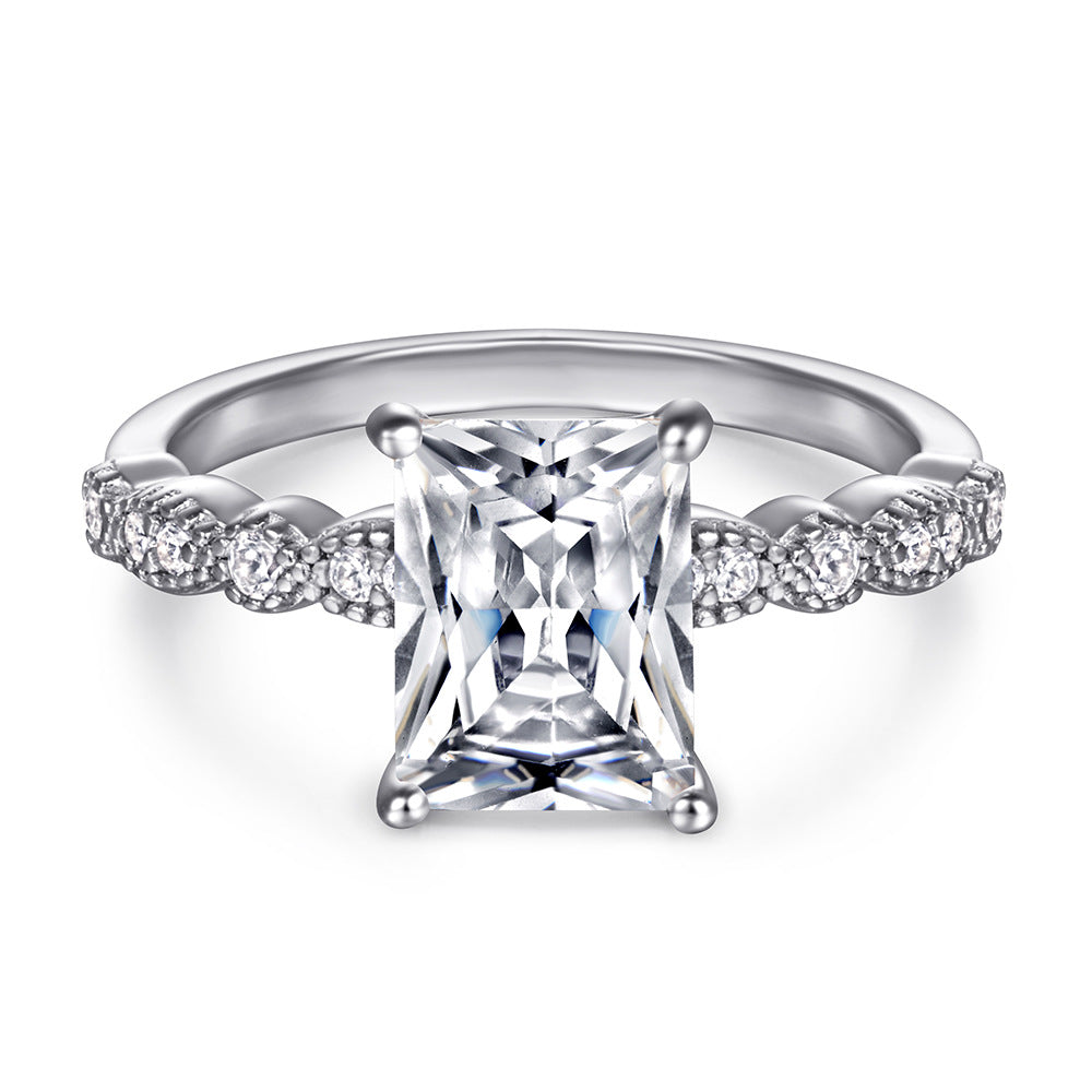 Fashion Silver Women's Wedding Ring