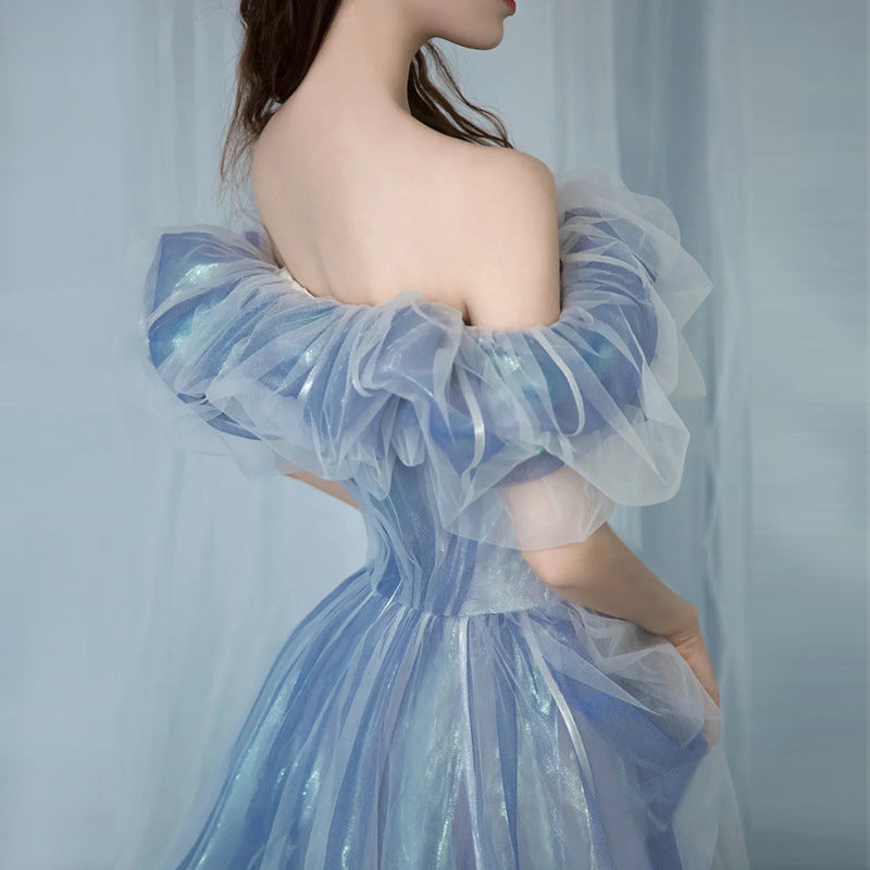 Evening Gown For Women Haze Blue Fairy