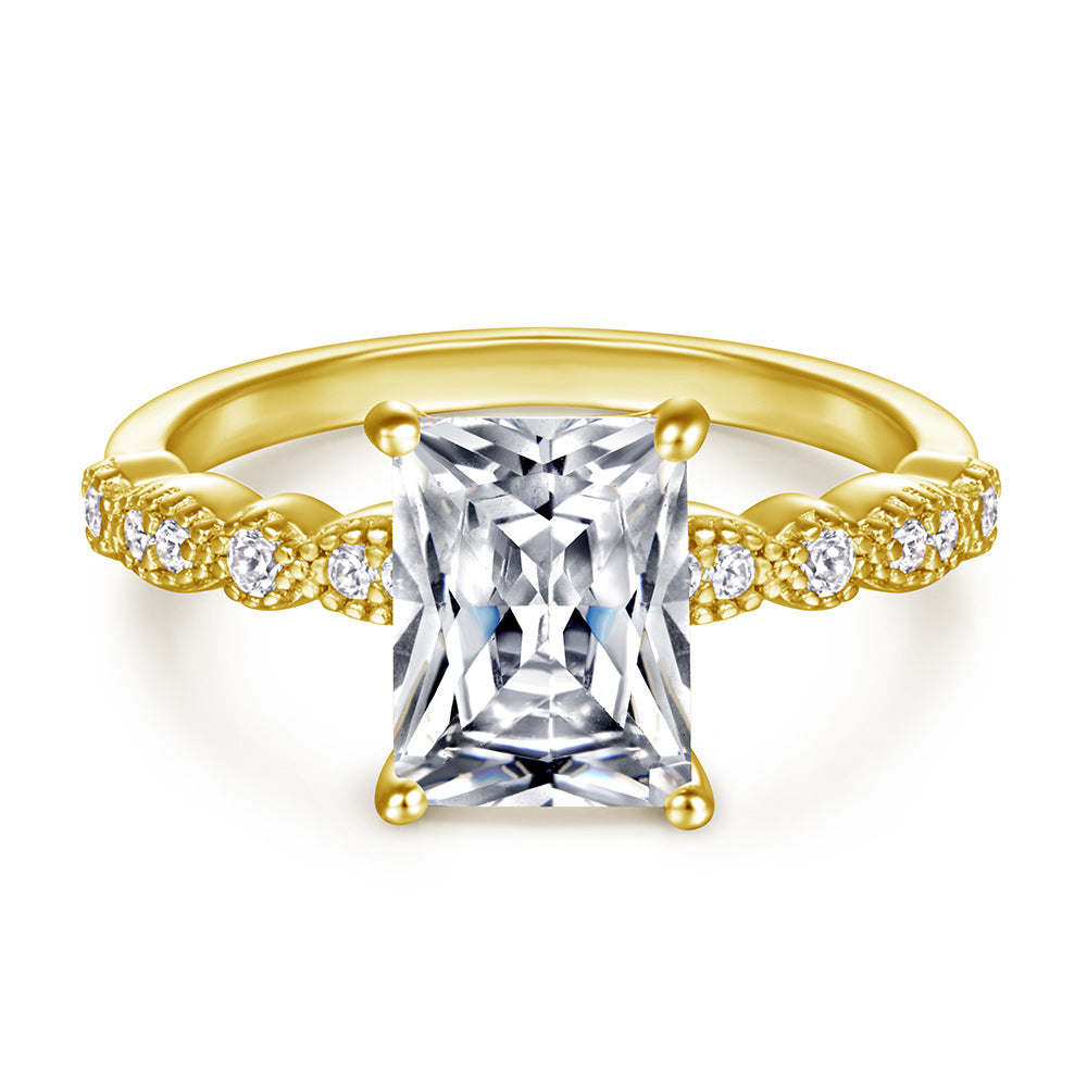 Fashion Silver Women's Wedding Ring